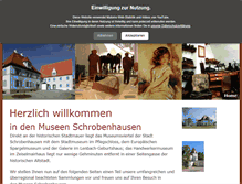 Tablet Screenshot of museen-schrobenhausen.byseum.de